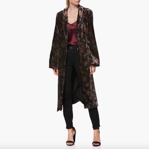 PAIGE Velvet Chrystin Robe Imaginary Garden